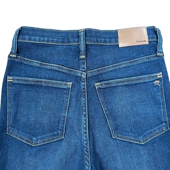 Madewell 10" High-Rise Skinny Crop Jeans Smithley Wash "Magic Pockets" Sz 26 EUC - Picture 11 of 15